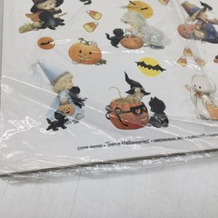 120 Vtg Ruth Morehead Current Teenie Halloweenies Halloween Stickers 3 Sheets