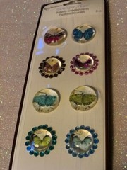Recollections FLORAL EMBELLISHMENTS 8 PCS MULTI PICS DESIGN #2