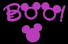 DISNEY HALLOWEEN MICKEY & MINNIE MOUSE, SPIDER, SKULLS, + (BLK, ORANGE, PURPL)