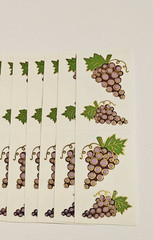 Mrs. Grossman’s Stickers Lot of 10 Strips ~Grapes Reflections~ Grape 2009