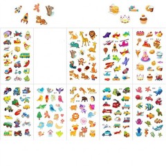 10 Pcs Stickers for Kids Toddler Animal Dino Car Butterfly Teacher Reward Toy