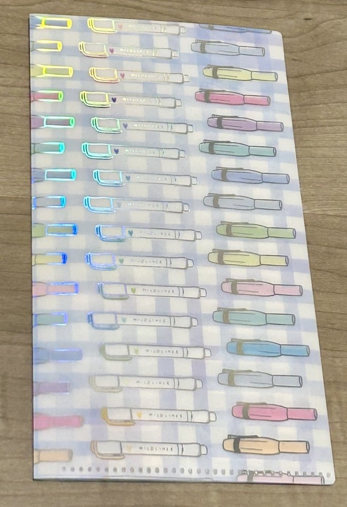 New Happie Scrappie Hononichi Mildliner Sticker Folder