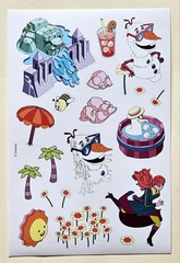 Frozen PRINCESS. Disney Sticker sheet