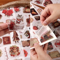 Vintage Ephemera Sticker Book 480 Pre Cut Washi Stickers for Journaling Junk Jou