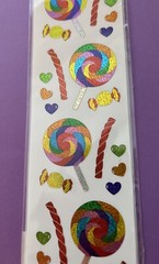 Mrs. Grossman’s Limited Edition Lollipops And More Stickers – 2 Sheets, NIP!