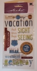 Lot of 6 Sticker Pks: Sandylion + Sticko & More – New/Sealed. Road Trip, B-day.