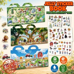 Cutesora jelly sticker books 6 sets