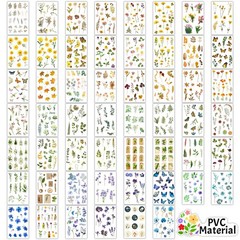 Floral Stickers for Scrapbooking – 1466+ Pieces, Pressed Flower & Journaling Sup