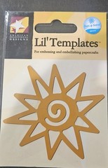 American Traditional Design Lil’ Templates Embellishment-the Sun