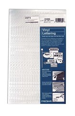 Vinyl Letters 1/4 Inch Caps White