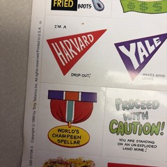 Scholastic Stickers – Vintage 1980 As Is Damage On A Few Stickers