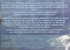 Disney Mickey Mouse Stickers Sparkly Blue Red Black Sandylion’s Silhouette 2pks