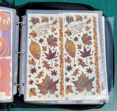 Creative Memories Binder ~ 14 Sheets of Stickers ~ Fall, Autumn, Halloween