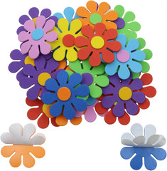 EVA Foam Flower Shapes Sticker Self-Adhesive Stickers Craft Sticker for Kinderga