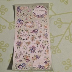 Cottagecore Floral Flowers Bunny Spring Sticker stickii club Bundle Lot journal