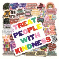 Stickers Motivational Quote Skateboard Vinyl Laptop Luggage Decal Flask Fun 50pc