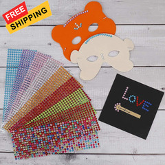 4536 Pieces Rhinestone Stickers Self-Adhesive Jewels Sticker for Colorful
