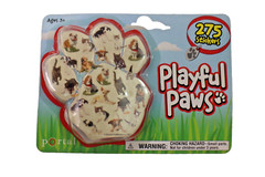 Playful Paws 275 Dog and Cat Stickers Portal Pub. New in Package