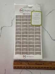 Becky Higgins Project Life Day Stickers ~ Gray ~ 384PC ~ Daily Memories Journal