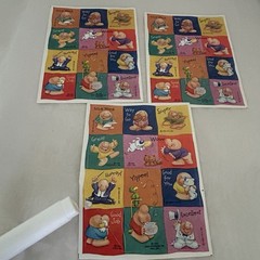 Vintage 1990s Hallmark Ziggy Sticker Sheet LOT used Reward Valentine Love 90s
