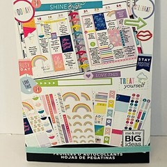 Happy Planner Neon Lights Theme Sticker Book 922 Pieces NEW