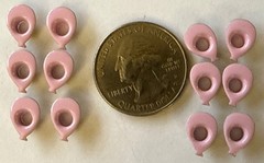 SMALL PINK 1/8” BALLOON EYELETS(12pc)Birthday Party •Celebration•Card Making•