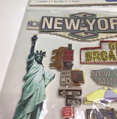 New York City NYC Theme Scrapbook Stickers Sealed Set Of 4 Packs