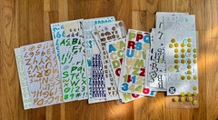 Lot of Scrapbooking Paper, Stickers, Die Cuts, Junk Journaling, Crafts, Origami