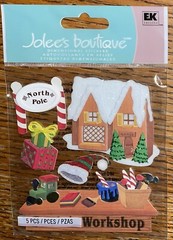RARE Jolees Santa Claus Workshop North Pole Elf’s Toys CHRISTMAS Gifts Presents