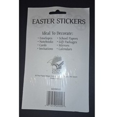 Color clings easter egg stickers NIP 4 sheets jelly beans