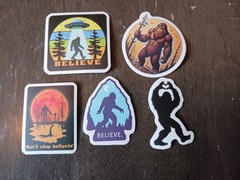 50 New Assorted Bigfoot Stickers