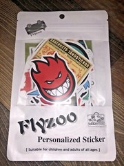 Flyzoo Cool Stickers Random Pack Waterproof Reusable Vinyl Stickers 100 Pieces