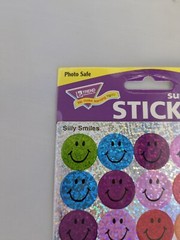 Vintage Trend Enterprises Sparkle Super Spots Stickers Silly Smiles New Sealed