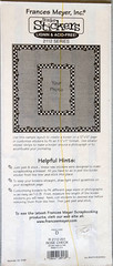 Vintage Frances Meyer Yellow Rose Checkered Stickers 2001 Scrapbooking NOS 5×12