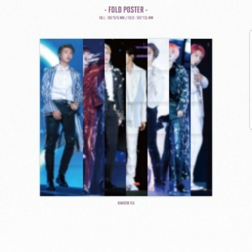 BTS Love Yourself In Seoul DVD Folded Poster Only
