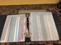 Creative Memories binder with dividers, protectors, stickers, & more!