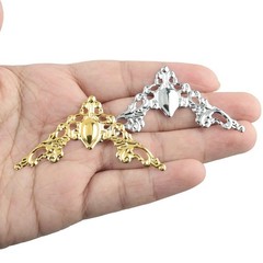 80pcs Metal Book Corner Protectors Scrapbooking Albums Menus Folders Corner P…