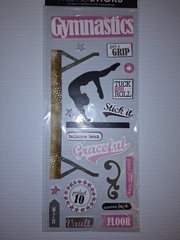 Paper House & mambiSTICKS 3D Gymnastics Stickers Lot of 2, Multicolor