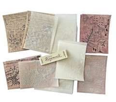 30 pcs Fragments Scrapbooking Paper Card Making Crafts Parchment Munken Papers