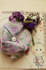 Flower 7 PURPLE & WHITE Paper 3 Styles 15-80cm Across Manor House VA4