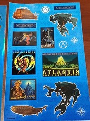 Vintage Sandylion Disney Atlantis The Lost Empire Movie Stickers 2 sheets +++