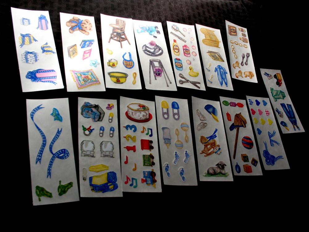 CREATIVE MEMORIES STICKERS Holiday, Summer Fun, Months of the Year, Sticker pack