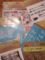 Crafters lot- Stickers/stencils/transfers/20 Packages, Assorted-NEW!