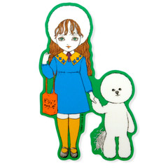 Dog-Walk Poodle Girlie ✦ B-Side Label Sticker