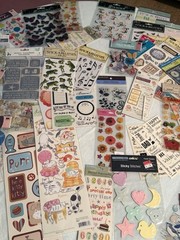 Vintage Stickers Lot Sealed Over 150 Packs Sticko Jolees Stickabikities Hallmark