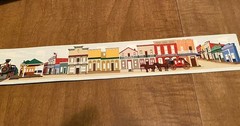 Mrs. Grossman’s Vintage Paper Whispers Western Town – 1 Sheet