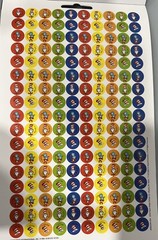 Dr. Seuss 245 Sticker Book 1 Foil Sheet – 4 Sheets Total – NEW