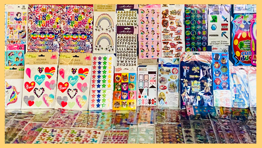 1199+ Sticker Lot GIRLY STUFF All Themes JoJo HALLMARK Kid Squad Girls Boys