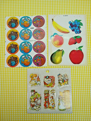 Large Sticker Lot of 35 assorted Sticker Sheets mostly vintage