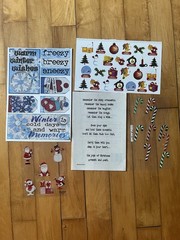 Christmas Stickers Lot, Mixed, Scrapbooking, Winter, Holiday